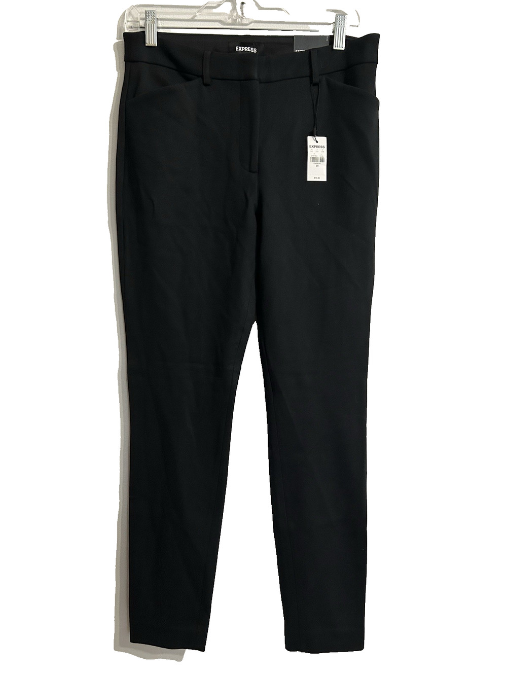 NWT EXPRESS Skinny High Rise Dress Pants Stretch Black Size 6 Regular Office